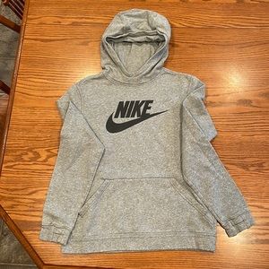 youth xl nike gray sweatshirt hoodie
